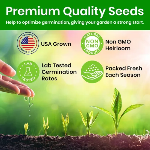 Vista 7 de NatureZ Edge Semillas de zinnia para plantar al aire libre 2026, más de 1600 semillas de flores, 0.35 onzas, sin OMG, fabricadas en Estados Unidos