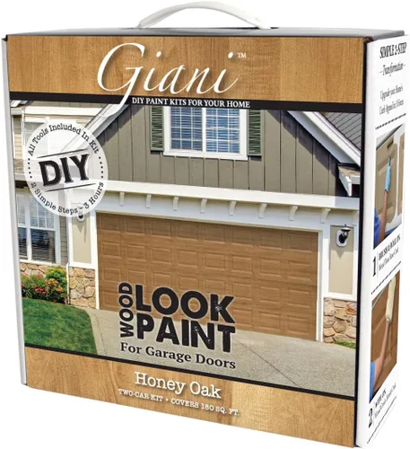 Vista 6 de Kit de pintura con aspecto de madera para puertas de garaje (Nogal Negro)