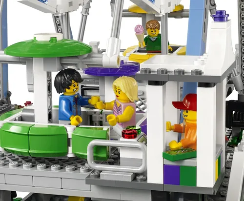 Vista 11 de LEGO Creator Expert 10247 - Juego de construcción de rueda de fortuna
