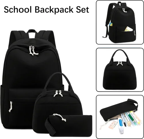 Vista 42 de Bluboon Juego de mochila para adolescentes, mochila escolar para niñas, lonchera y lápices, bolsas para estudiantes, 3 en 1