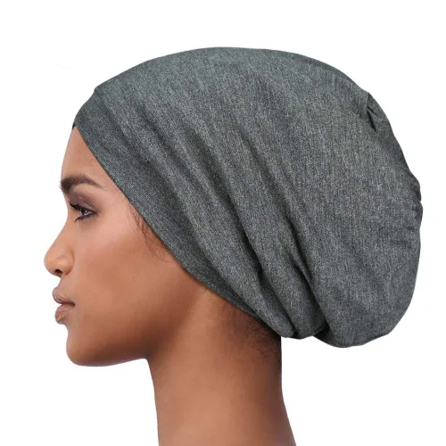 Vista 72 de Alnorm - Gorro con forro de satén y suave banda elástica para hombres y mujeres, talla única Se ajusta a la mayoría