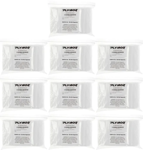 Vista 4 de plymor 4" x 4," 4 mil Heavy Duty Plástico Reclosable Bolsas de cierre