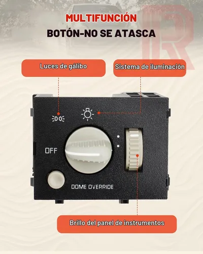 Vista 7 de Interruptor de faros delanteros para Chevy GMC C/K 1500 2500 3500 Tahoe 1995-1998