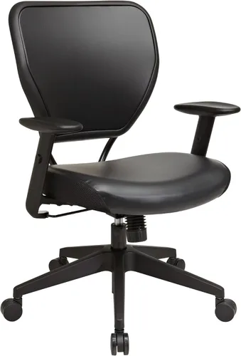 Vista 12 de SPACE Seating AirGrid Latte silla de malla, Poliuretano, Negro