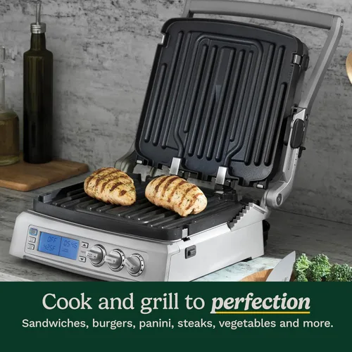 Vista 2 de CuisinartGriddler, Elite, Plata, GR-300WSP1