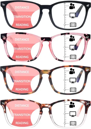 Vista 11 de SIGVAN Progressive Multifocal Computer Glasses Women Men Blue Light Blocking Reading Glasses Spring Hinge Readers