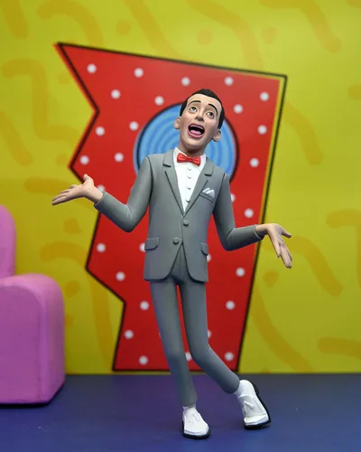 Vista 5 de NECA - Pee-wee's Playhouse Toony Classics Pee-Wee Herman - Figura de acción a escala de 6 pulgadas