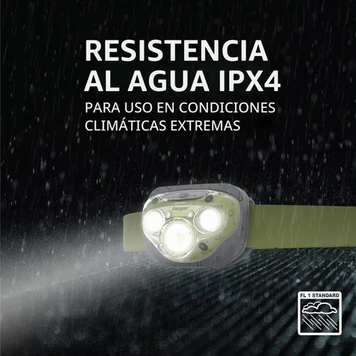 Vista 5 de Energizer Vision HD+ - Linterna frontal LED y funda para linterna, resistente al agua, con funda para linterna colgante, luz para exteriores