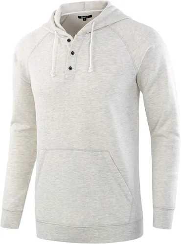Vista 3 de Henley - Sudadera de punto con capucha para hombre