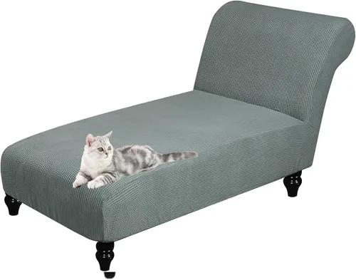 Vista 13 de Funda para tumbona sin brazos, fundas elásticas para silla de sala de estar, funda de diván sin brazos, fundas de interior para dormitorio, tela