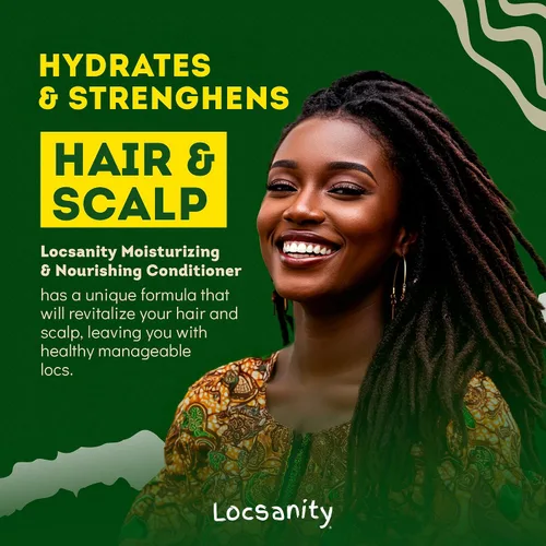Vista 4 de Locsanity Agua de Rosas y Menta Champú y Acondicionador 2 en 1 para Todos los Tipos de Dreadlocks y Peinados – Champú y Acondicionador Hidratante