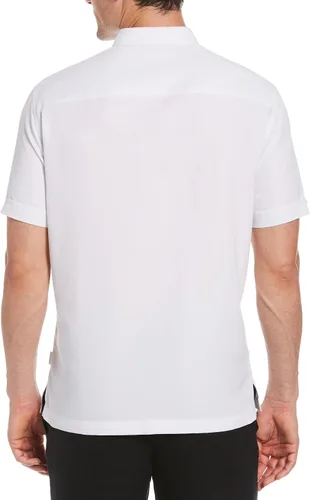 Vista 5 de Cubavera Camisa de manga corta con botones y dos bolsillos para hombre