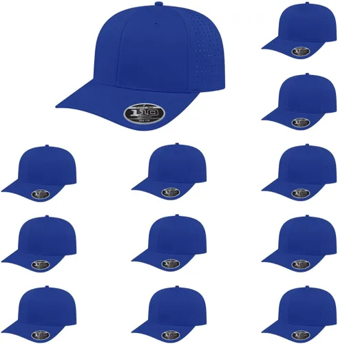 Vista 53 de Cap America i8533 Flexfit 110 Gorra Snapback Perforada de Rendimiento de Perfil Medio de 6 Paneles con Protección UV y Snapback Ajustable