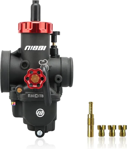 Vista 8 de NIBBI Carburador PE24mm 140cc-150cc de Repuesto de Alto Rendimiento con Jets de Carburador, Compatible con 140cc-150cc YAMAHA Honda Apollo SSR TTR