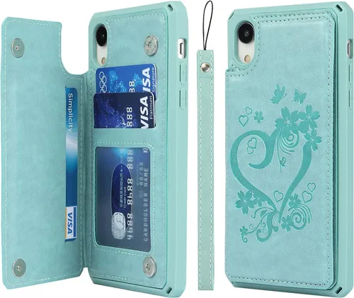 Vista 26 de Cavor - Funda para iPhone 6, 6S, 7, 8 Plus, 11 Pro, XS, Max, XR A-Negro