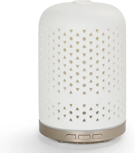 Vista 8 de Onaboviva Difusor de Aceites Esenciales – Difusor de Aromaterapia Ultrasónico de 2.4MHz, Luz Nocturna para la Salud, Temporizador y Apagado