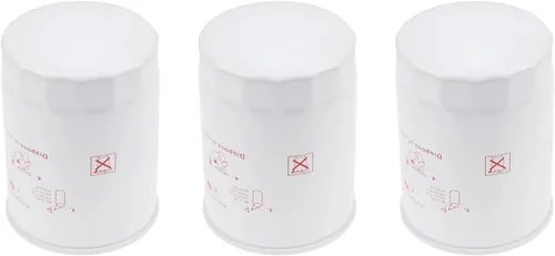 Vista 2 de JZGRDN 3 filtros de combustible 16631-43560 HH166-43560 compatibles con Kubota V2203 V3307 Motor SSV65 SSV75 SVL75 SVL90 Cargador M5700 M6800 M8200