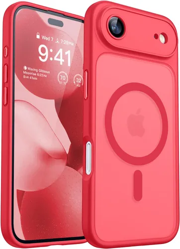 Vista 50 de CANSHN Funda magnética compatible con iPhone Air (6.5 pulgadas), mejorada [protección completa de la cámara] [compatible con Magsafe]