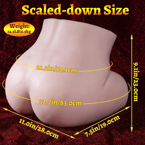 Vista 6 de HIPGAGA Muñeca sexual masculina masturbador realista de bolsillo juguetes para adultos, 14 libras de tamaño completo, muñecas sexuales