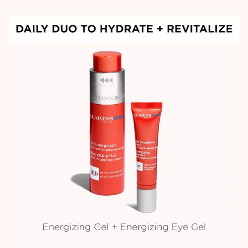 Vista 7 de CLARINS MEN Gel energizante Gel hidratante fresco y matificante para hombres Energiza la piel y bloquea la humedad Matifica y desbrilla