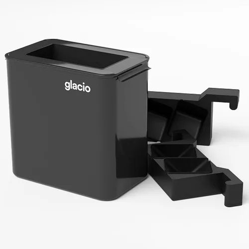 Vista 6 de Set de Moldes para Hacer Hielo Transparente de Glacio – Moldes de Bolas de Hielo Transparentes y Cubos para Whisky y Cócteles Diseño