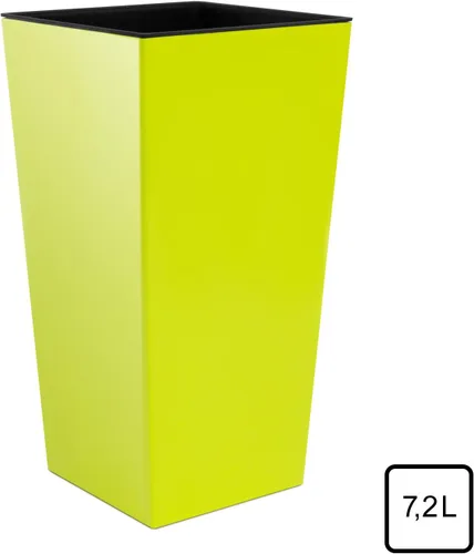 Vista 13 de Prosper Plast DURS125-S433 Urbi - Maceta cuadrada (5.0 x 5.0 x 7.9 in), color gris