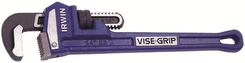 Vista 7 de IRWIN Tools VISE-GRIP - Llave de tubo, hierro fundido, mandíbula de 1 pulgada, longitud de 8 pulgadas (274105), azul