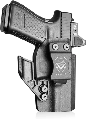 Vista 16 de PROUS Funda Kydex IWB Select para Echelon/Hellcat Pro/Hellcat, S&W Bodyguard 2.0/M&P 9/.40, Glock 17/19/43X MOS, Sig P365/P320 M17 M18, Taurus