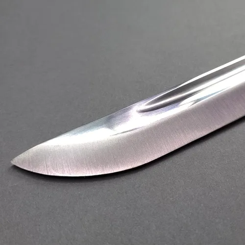 Vista 6 de Musha Samurai Wakizashi táctico hecho a mano de 31 pulgadas con hoja de espiga completa de acero al carbono 1045. para colecciones
