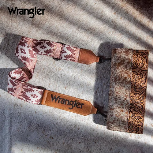 Vista 5 de Wrangler Strap Western Purse Straps Replacement Crossbody Handbag Adjustable Aztec Wide Guitar Strap