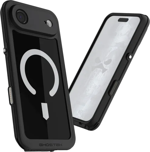 Vista 67 de Ghostek NAUTICAL funda delgada para iPhone 14 Plus a prueba de golpes impermeable con protector de pantalla y imán MagSafe con carga inalámbrica