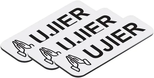 Vista 15 de Ujier - Placa de identificación de 1 x 3, color negro, manos orantes (paquete de 3)