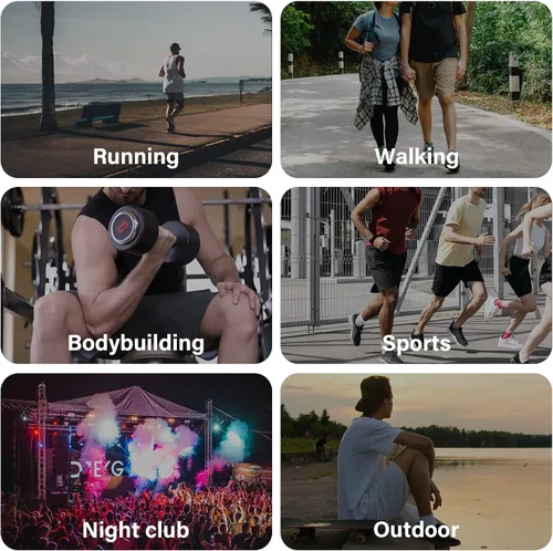 Vista 7 de Akkad Kuti Pantalones cortos reflectantes para hombre, pantalones cortos con cordón para correr y correr con luces fluorescentes