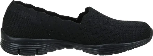 Vista 9 de Skechers Women's Seager-Stat-Scalloped Collar, Engineered Skech-Knit Slip-on-Classic Fit Loafer