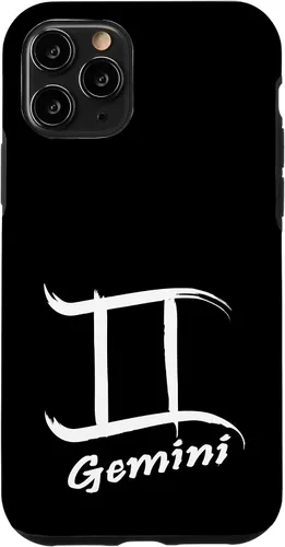 Vista 27 de iPhone 16 Gemini Sign With Zodiac Symbol Astrological Womens Mens Case