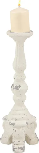 Vista 18 de Deco 79 Portavelas decorativo de metal de aluminio, soporte de vela de palmera, juego de 3 candelabros de 6 pulgadas, 8 pulgadas, 10 pulgadas