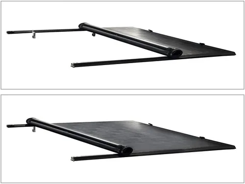 Vista 5 de Cubierta para cama de camioneta enrollable y suave de 5.5 pies 66.7" con montaje superior impermeable + tira de sellado para Tundra 2022-ahora