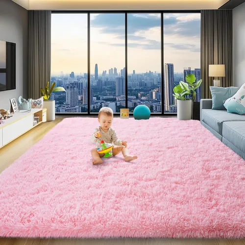 Vista 86 de qulint Alfombra negra para dormitorio, alfombra de área pequeña de 2 x 3 pies para habitación de niños, alfombra suave y mullida para sala de estar