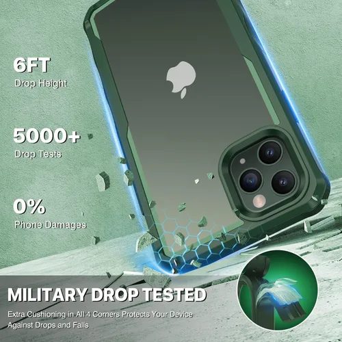Vista 430 de CENHUFO Funda de privacidad para iPhone 11 Pro, funda de cuerpo completo con protector de pantalla de privacidad de vidrio templado 9H integrado