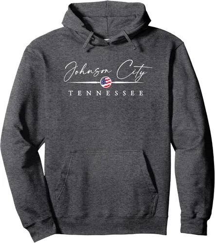 Vista 4 de Johnson City, Tennessee - Sudadera con capucha