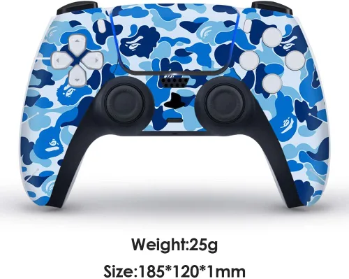 Vista 2 de Camoufla Skin er para controlador PS5, impermeable Scratcroof protector Cal compatible con 5 Gamepad, protector extraíble