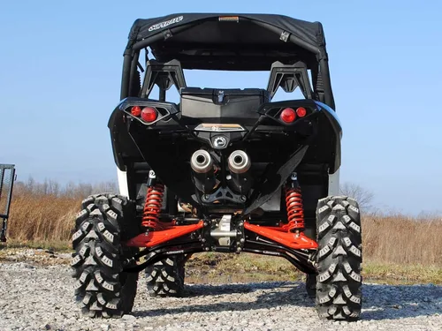 Vista 3 de SuperATV Brazos A Traseros De Alta Liquidación Para Can-Am Maverick XMR/DPS/XRS/MAX (Ver Ajuste) - Negro