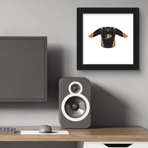 Vista 5 de Trends International Gallery Pops NHL Anaheim Ducks - Póster de pared frontal de uniforme para el hogar, 12.00 x 12.00 pulgadas, versión de marco