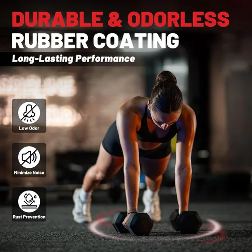 Vista 3 de Dumbbell 2.5-100lb, Weights Dumbbells for Women&Men for Home Gym