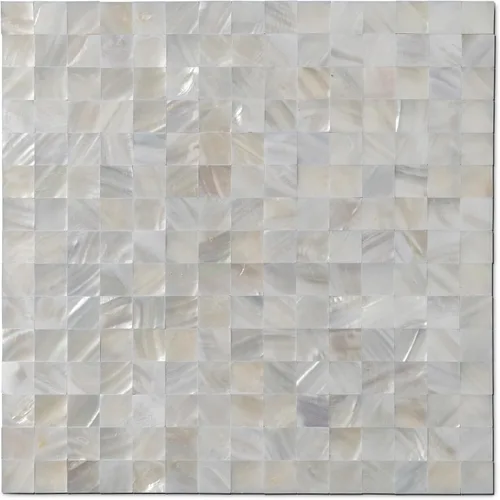 Vista 5 de 1 hoja de azulejos de conchas de perlas para despegar y pegar, azulejos de pared autoadhesivos para cocina, baño, dormitorio