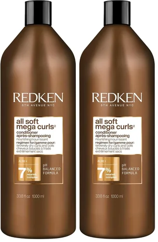 Vista 12 de Redken Acondicionador suave para cabello rizado y enrollado extremadamente seco, nutre y suaviza el cabello muy seco