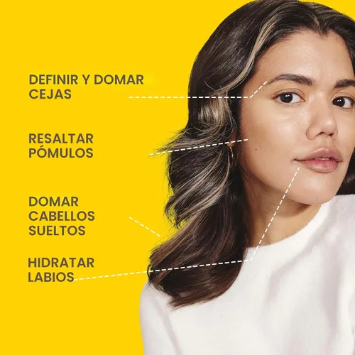 Vista 3 de Burt’s Bees Bálsamo Milagroso, 100% de origen natural, naturalmente ligero, 0.6 onzas, el empaque puede variar