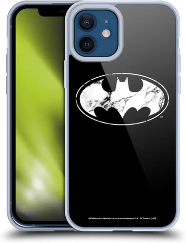 Vista 418 de Head Case Designs Funda de gel con licencia oficial de Batman DC Comics Bat Signal Logos [protección de grado militar] compatible con Apple iPhone 7
