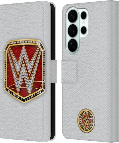 Vista 348 de Head Case Designs Officially Licensed WWE Cruiserweight Champion Title Belts Leather Wallet Case Compatible with Samsung Galaxy A07 4G Campeón