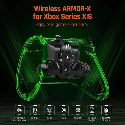 Vista 2 de BIGBIG WON ARMORX Accesorio de botón trasero inalámbrico para controlador Xbox Series XS